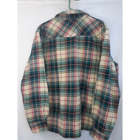 J.L. Powell The Sporting Life Plaid Flannel Shirt Big Mens Size XXL Pearl Snaps - Picture 4 of 9